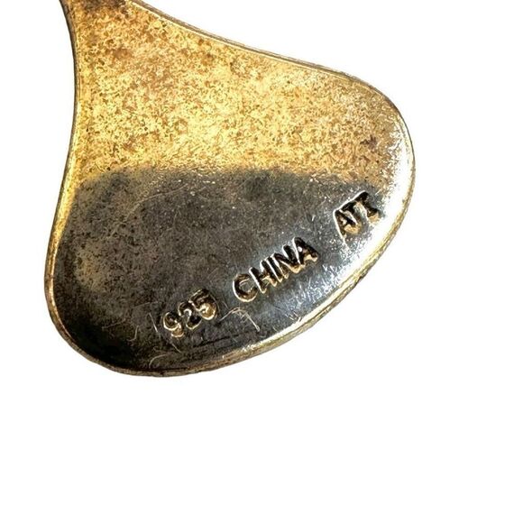 Sterling silver turquoise drop earrings - Picture 7 of 12